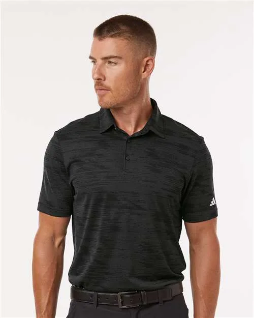 Adidas® Ultimate365 Textured Striped Polo Shirt view 3