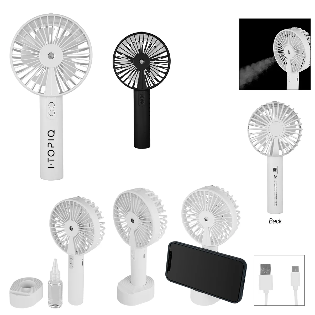 Mist Fan With Phone Stand view 2