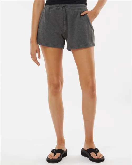 Independent Trading Co.® Women's Lightweight California Wave Wash Fleece Shorts