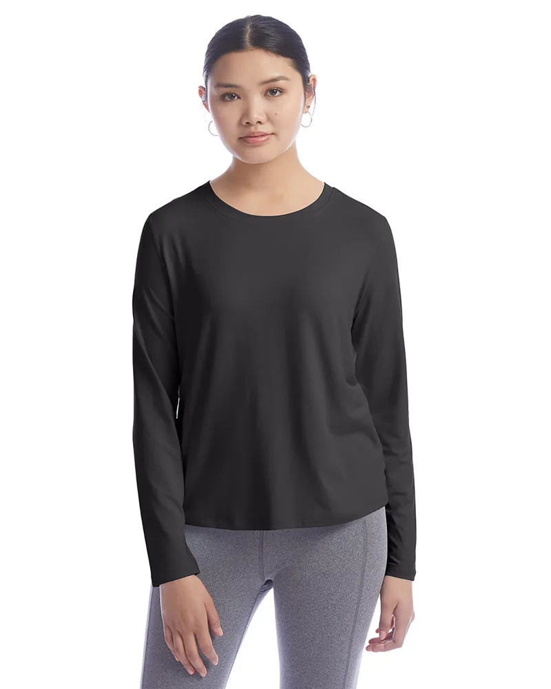Champion Ladies' Cutout Long Sleeve T-Shirt