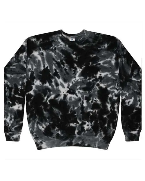 COLORTONE® Unisex Tie-Dyed Fleece Crewneck Sweatshirt