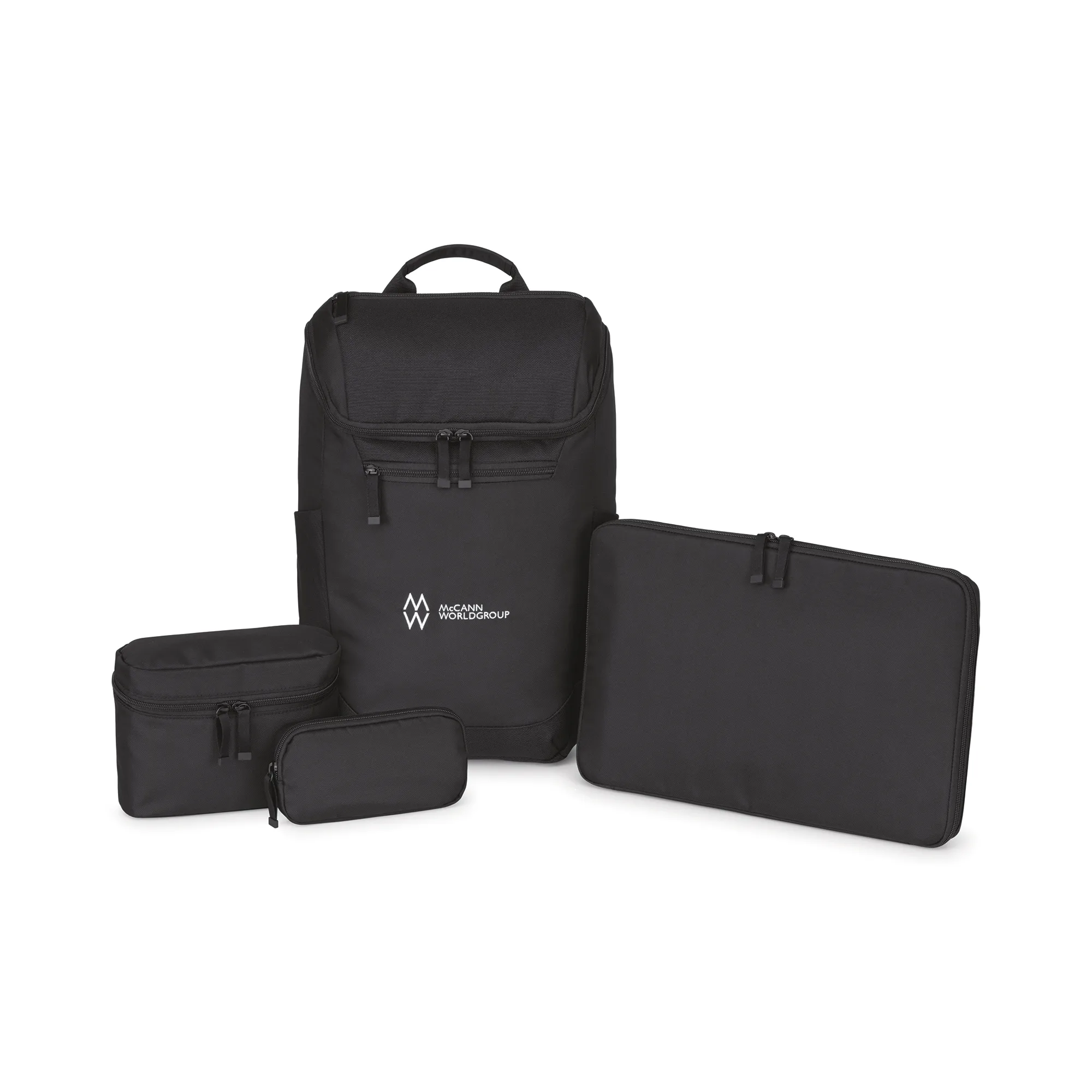 Mobile Professional Laptop Backpack - Black