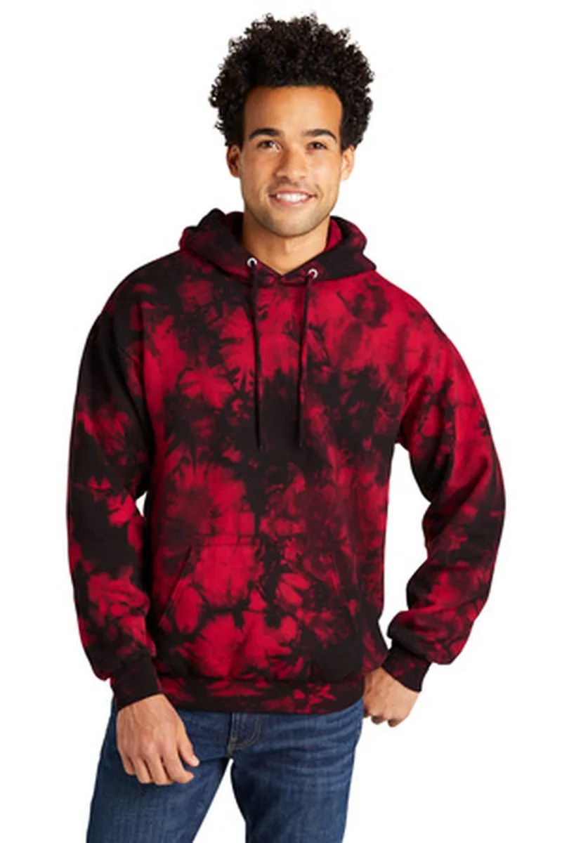 Port & Co™ Crystal Tie-Dye Pullover Hoodie