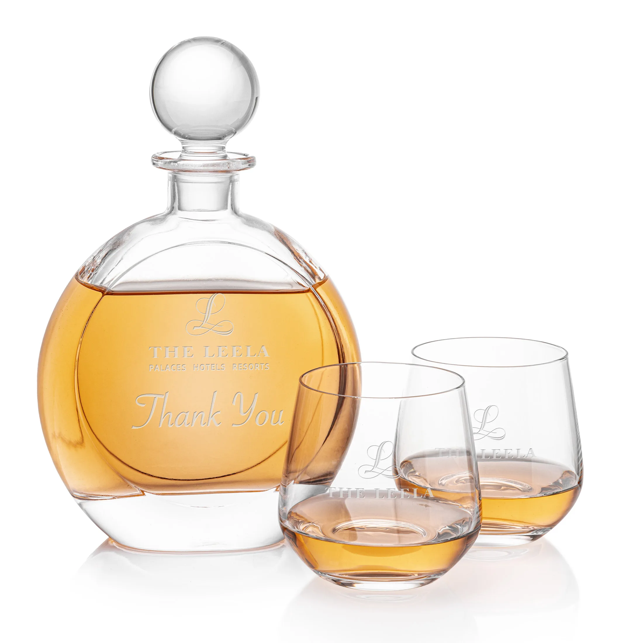 Decanter OTR Set, Garland Set, Decanter & 2 OTR