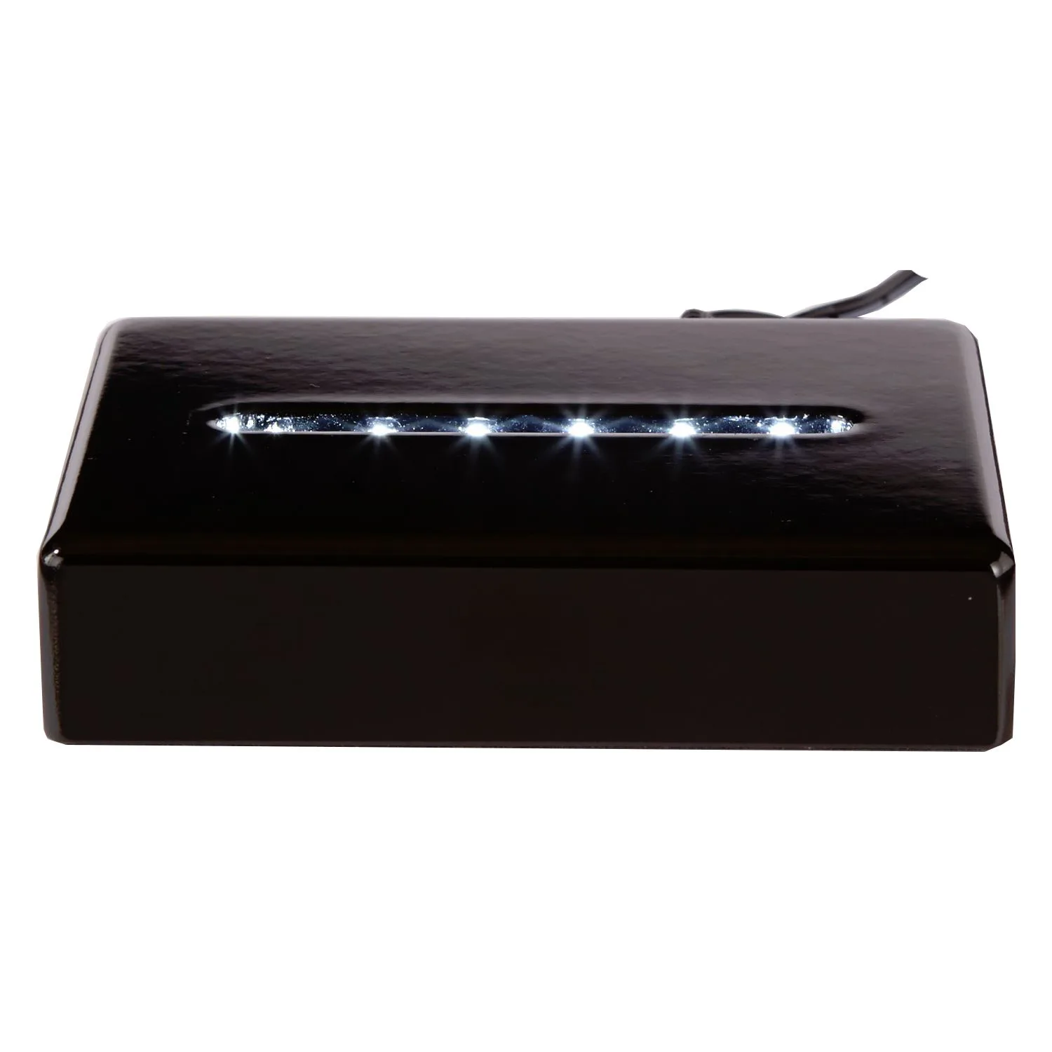 Deluxe Black Rectangle Lighted Base view 2