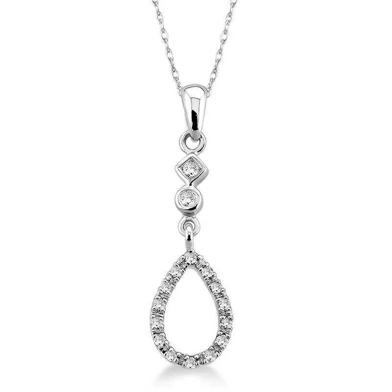 Jilco Inc White Gold Diamond Necklace