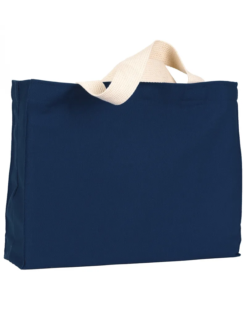 Bayside USA Made Cotton Canvas Medium Gusset Tote Bag view 6