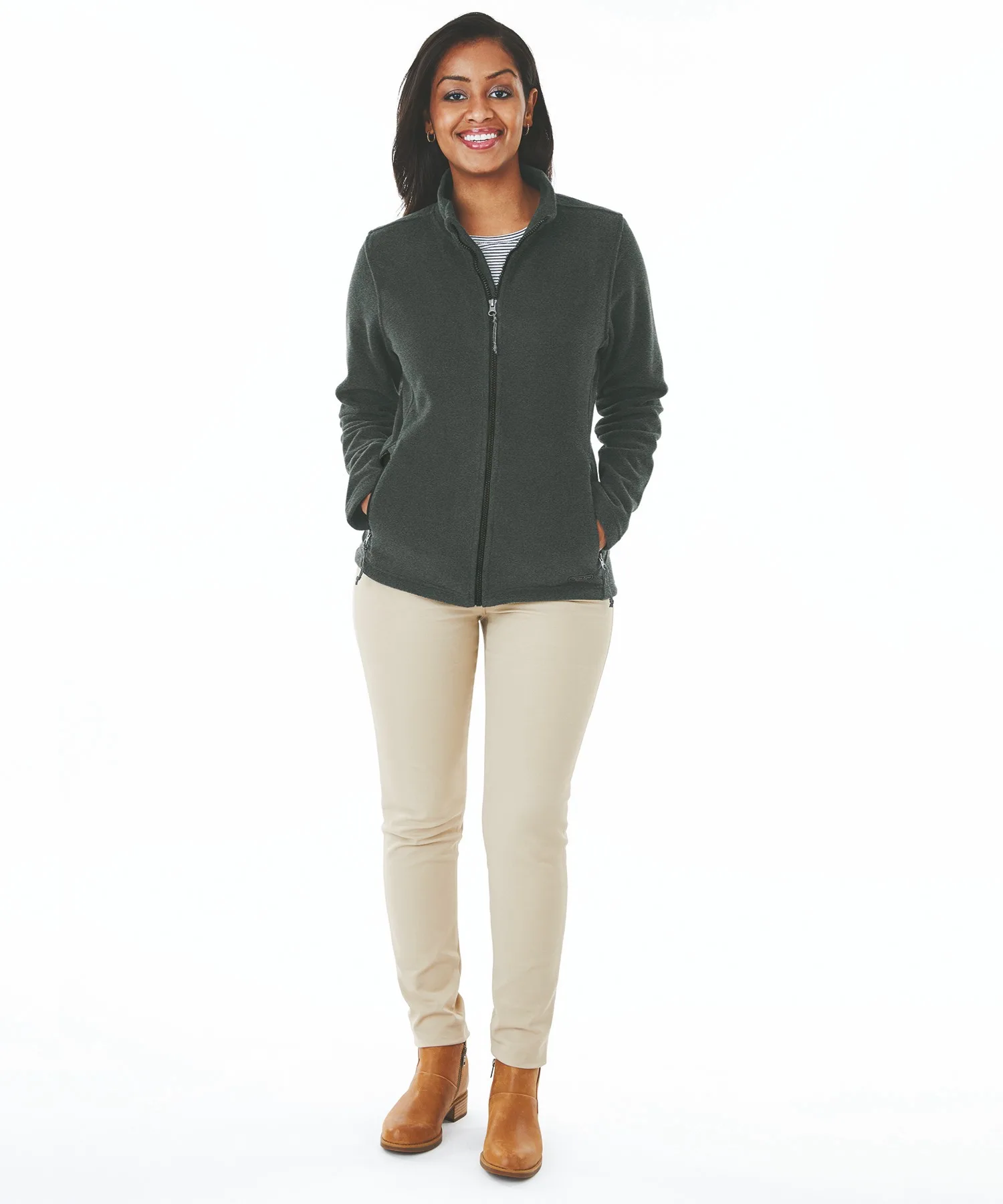 Charcoal Heather Gray Blank Front