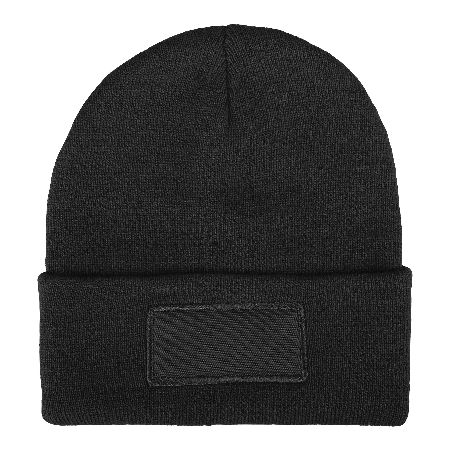 Recycled Cuffed Knit Beanie view 2