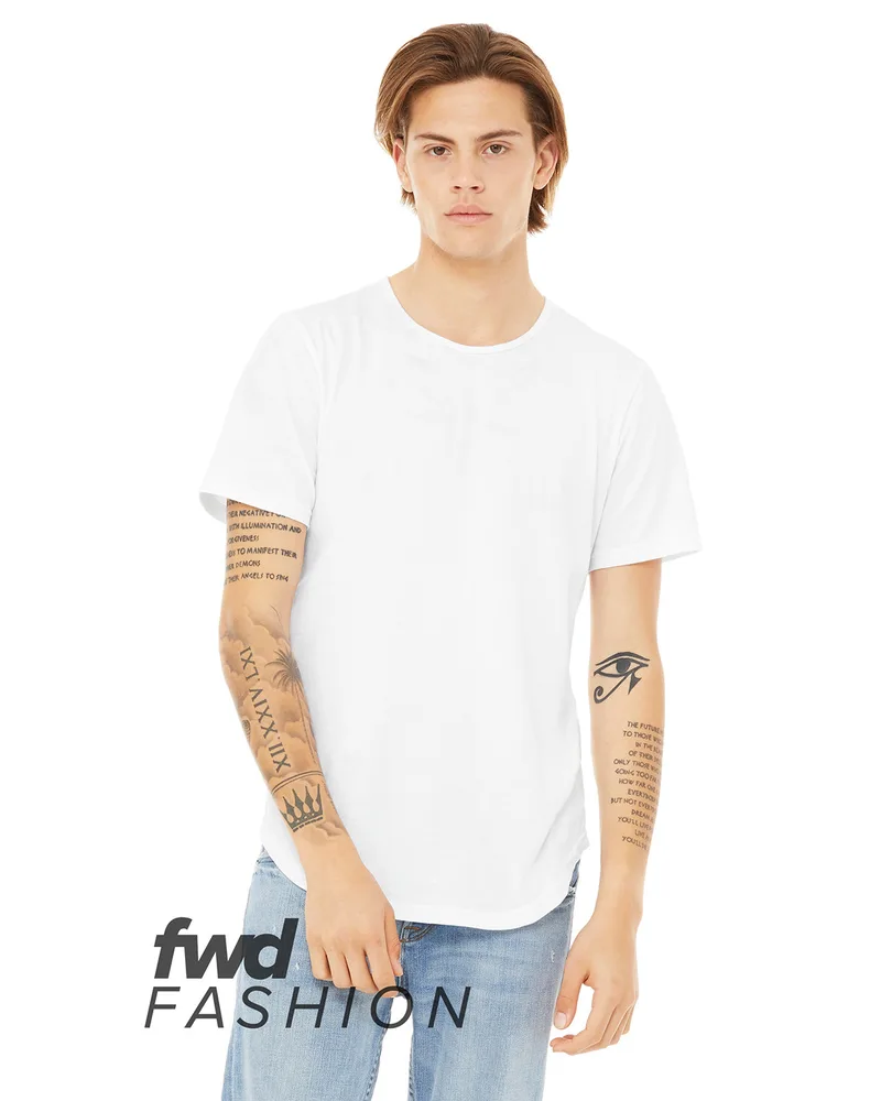 BELLA+CANVAS FWD Fashion Men's Curved Hem Short Sleeve T-Shirt