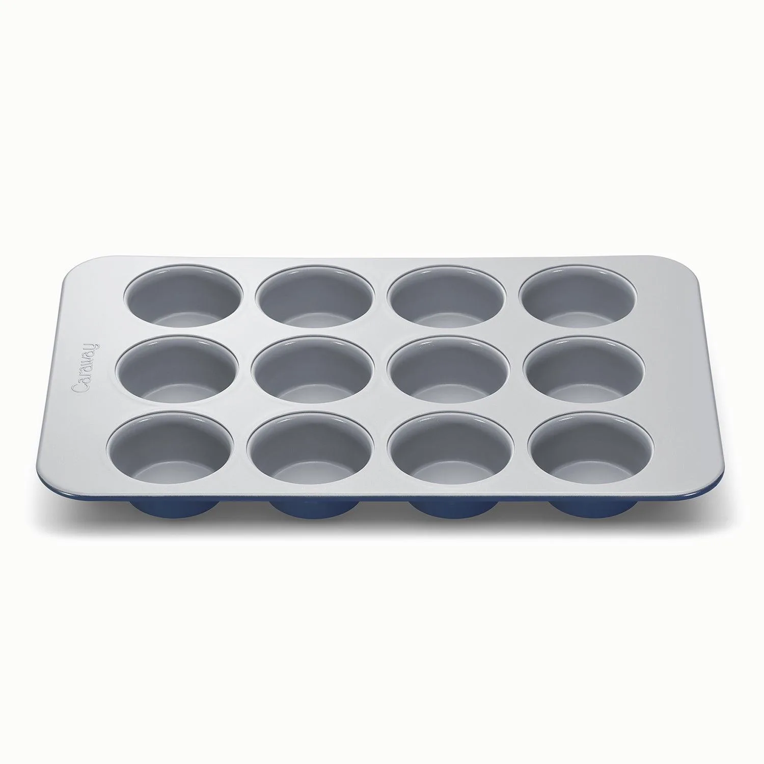 Caraway 12 Cup Nonstick Ceramic Muffin Pan - Navy