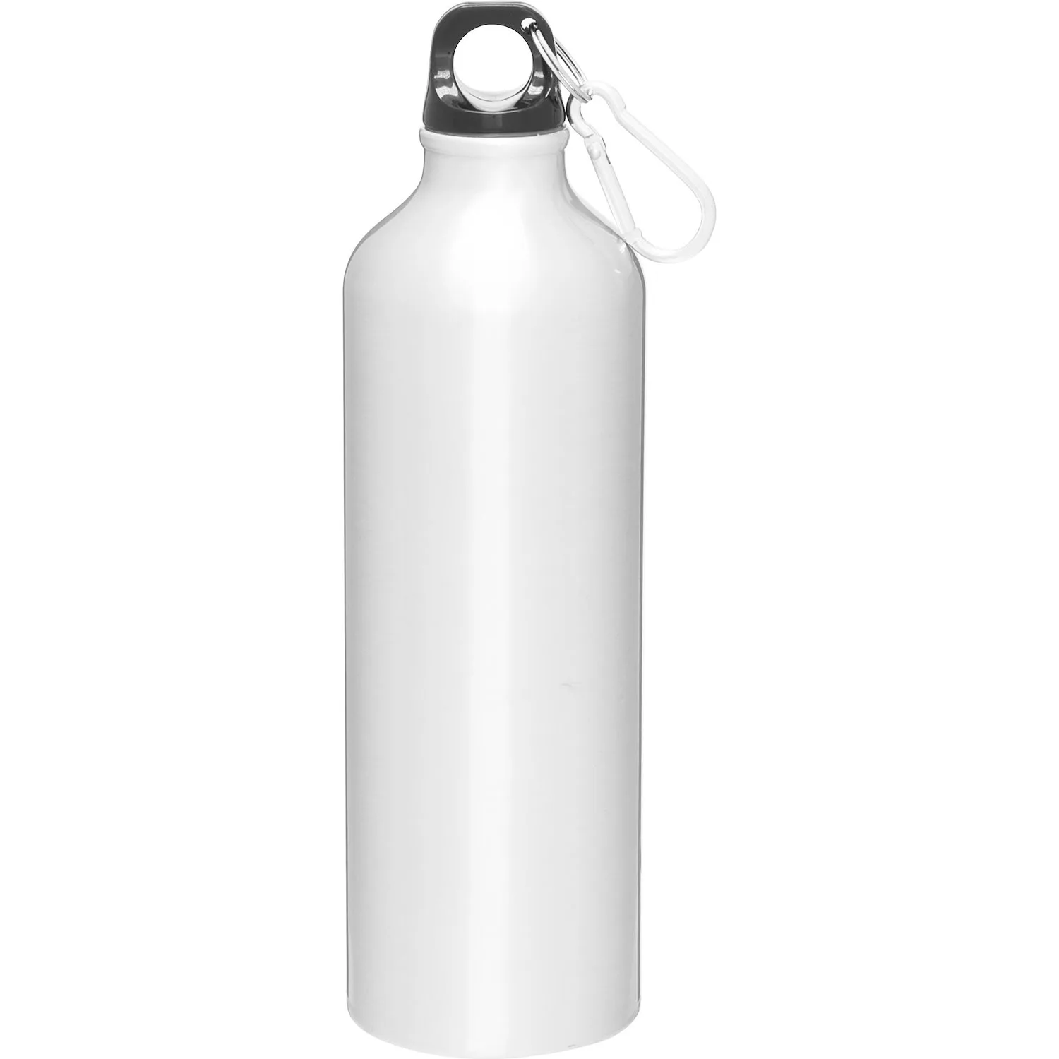 24 oz h2go Aluminum Classic Water Bottle (Silver) view 2