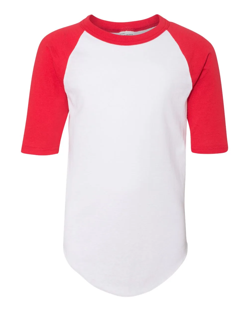 Augusta Sportwear® Youth Three-Quarter Sleeve Baseball Jersey view 4
