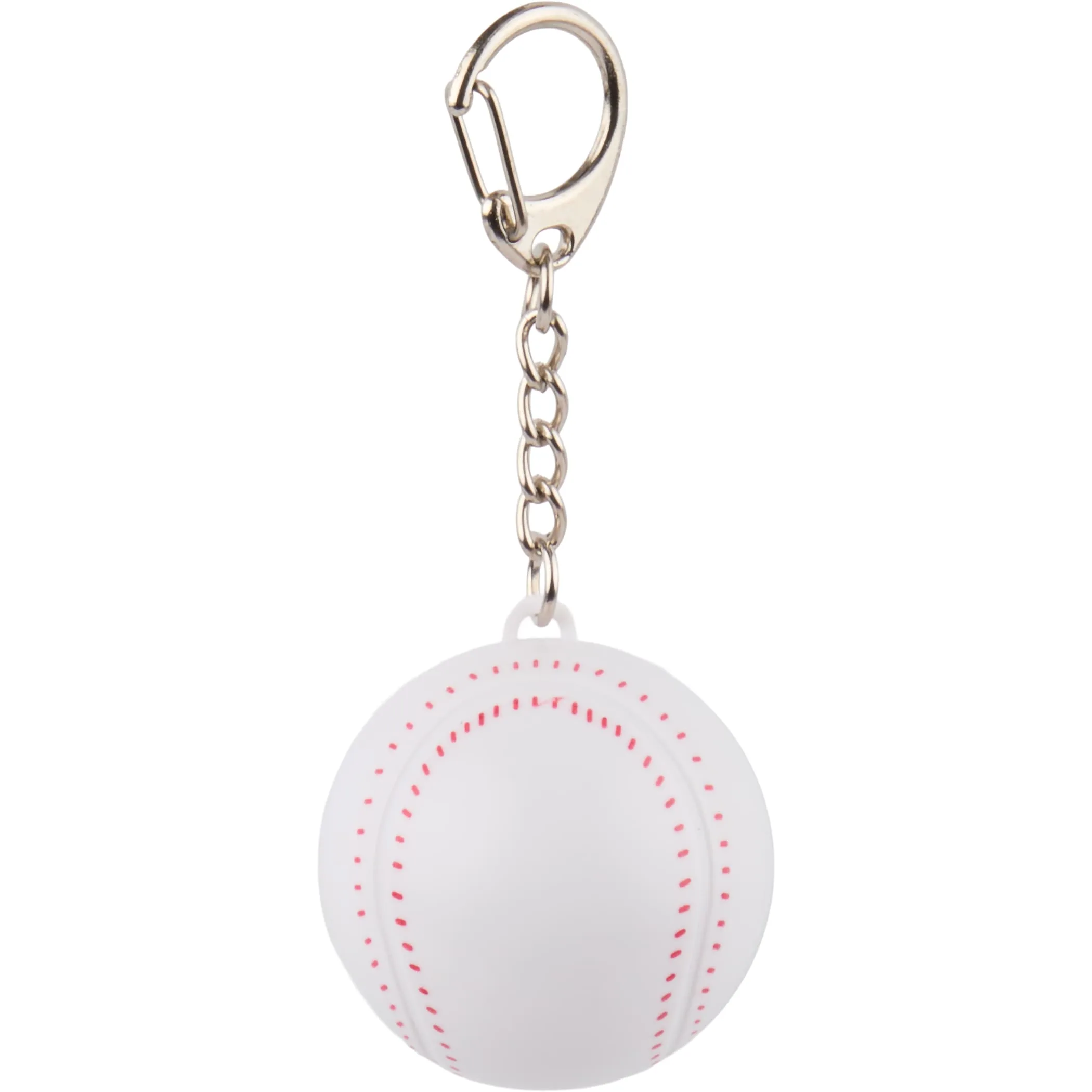 Recycled Baseball SPF15 Lip Balm Keychain view 2