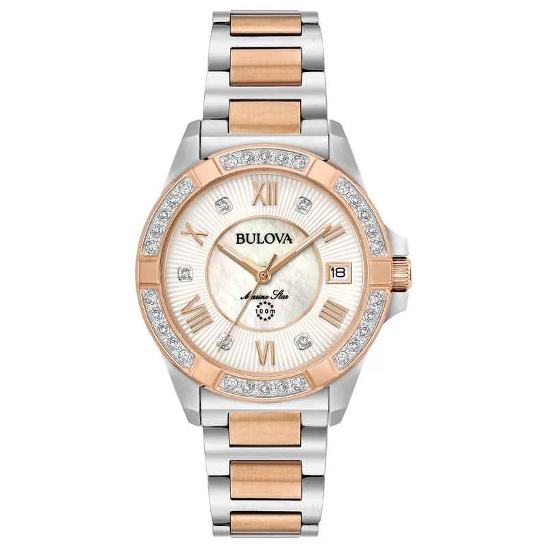 Bulova Watches Ladies' Diamond Bracelet Watch