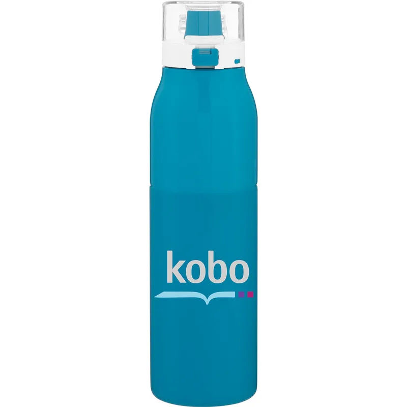 25 oz h2go Vigor Water Bottle (Matte Aqua)