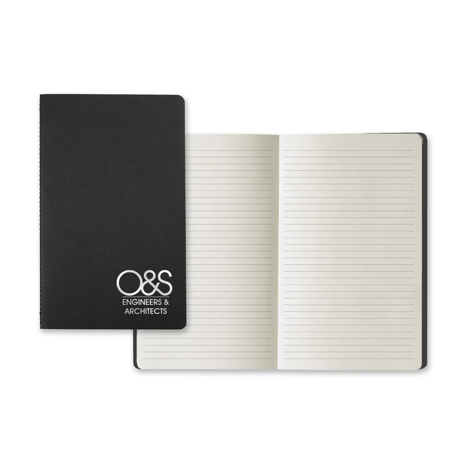 Castelli Prisma Medio Saddle Stitched Lined Ivory Page Journal view 3