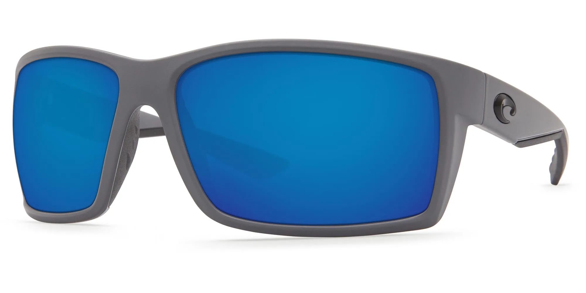 Costa Del Mar Reefton Sunglasses - (Frame) Matte Gray; (Lens) Blue Mirror 580P