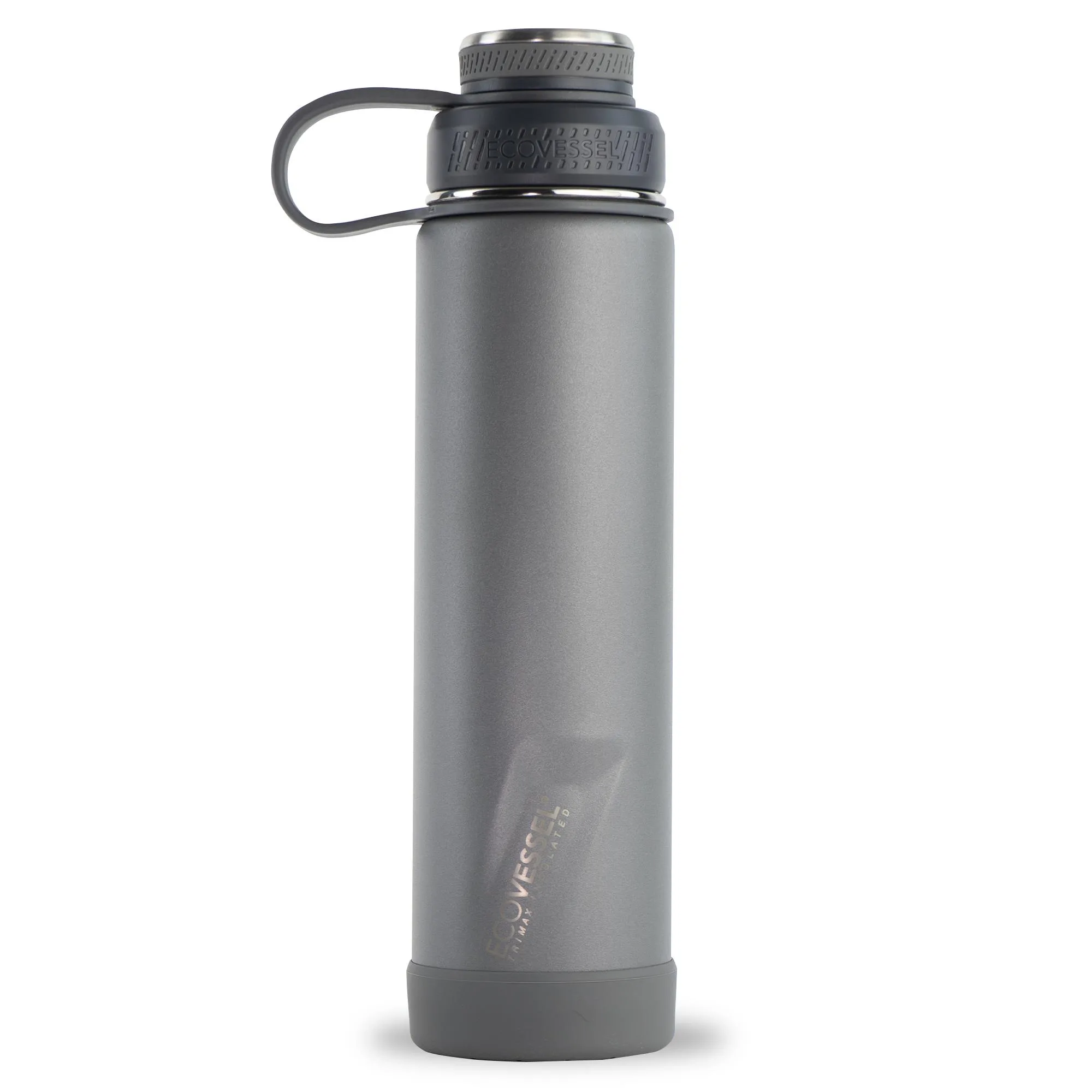 EcoVessel Boulder 24 Oz Trimax® Insulated Ss Water Bottle - Slate Gray