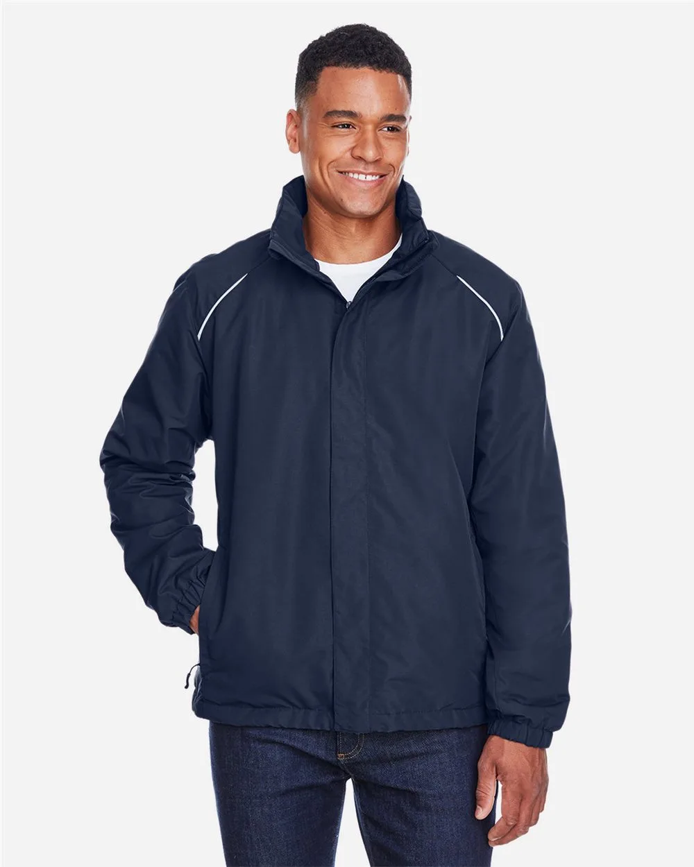 CORE365™ Men's Tall Profile Fleece-Lined All-Season Jacket view 2