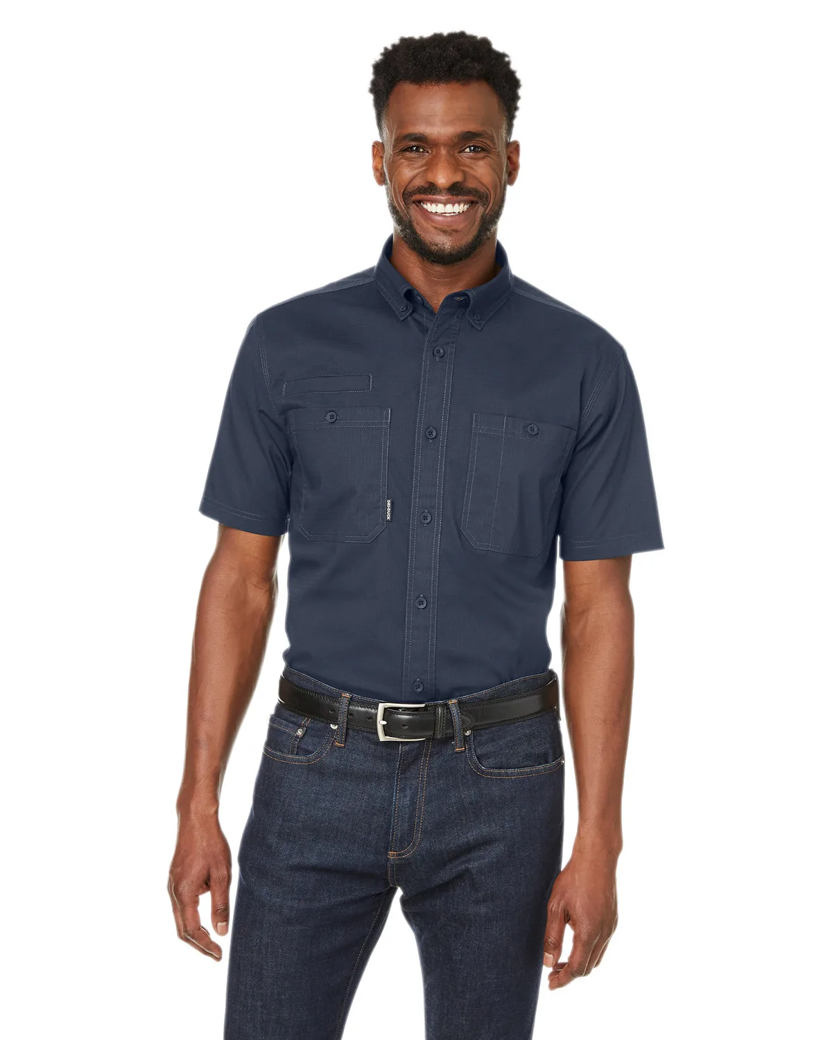 DRI DUCK® Men's Craftsman Woven Short Sleeve Shirt view 2