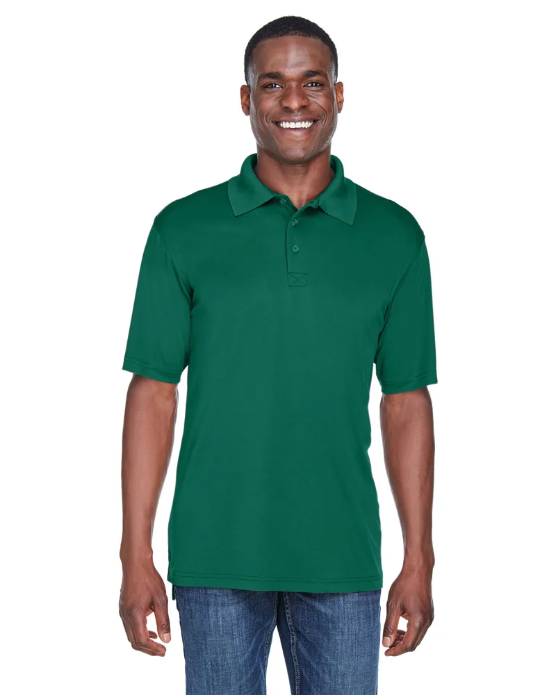 ULTRACLUB Men's Cool & Dry Sport Performance Interlock Polo view 4