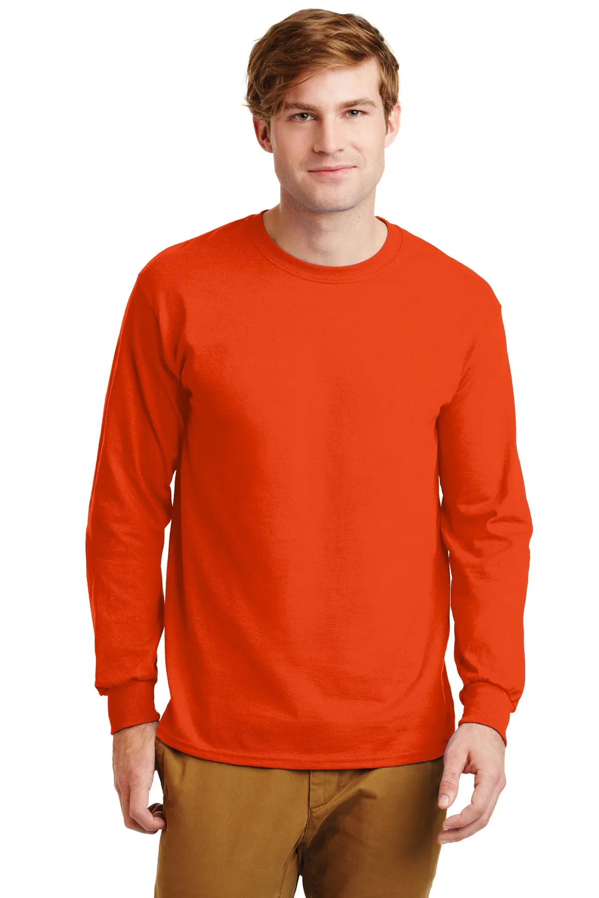 Gildan® - Ultra Cotton® 100% US Cotton Long Sleeve T-Shirt. view 4