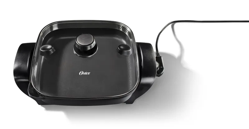 Oster® Diamondforce™ Strain & Pour Electric Skillet , 12" X 12"