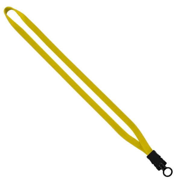 1/2" Cotton Lanyard with Plastic Snap-Buckle Release & O-Ring view 3