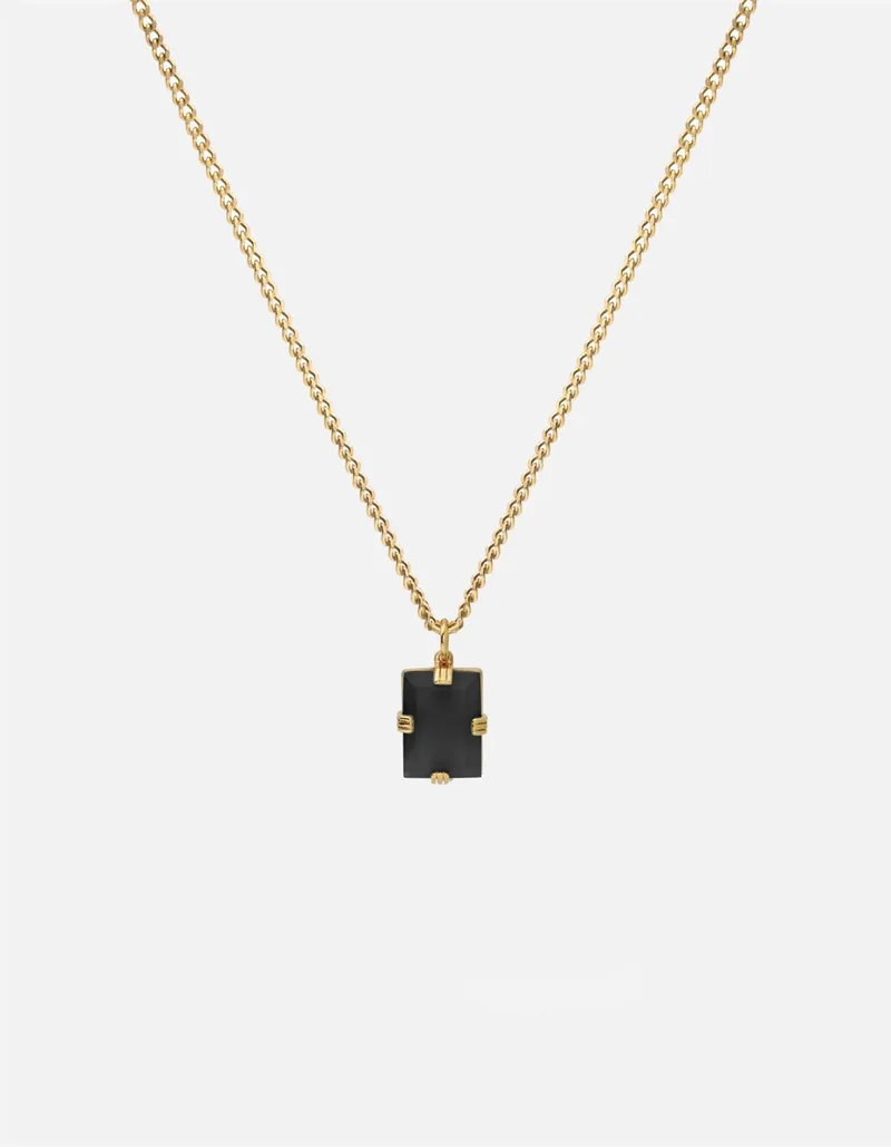 Miansai Lennox Onyx Necklace Women's