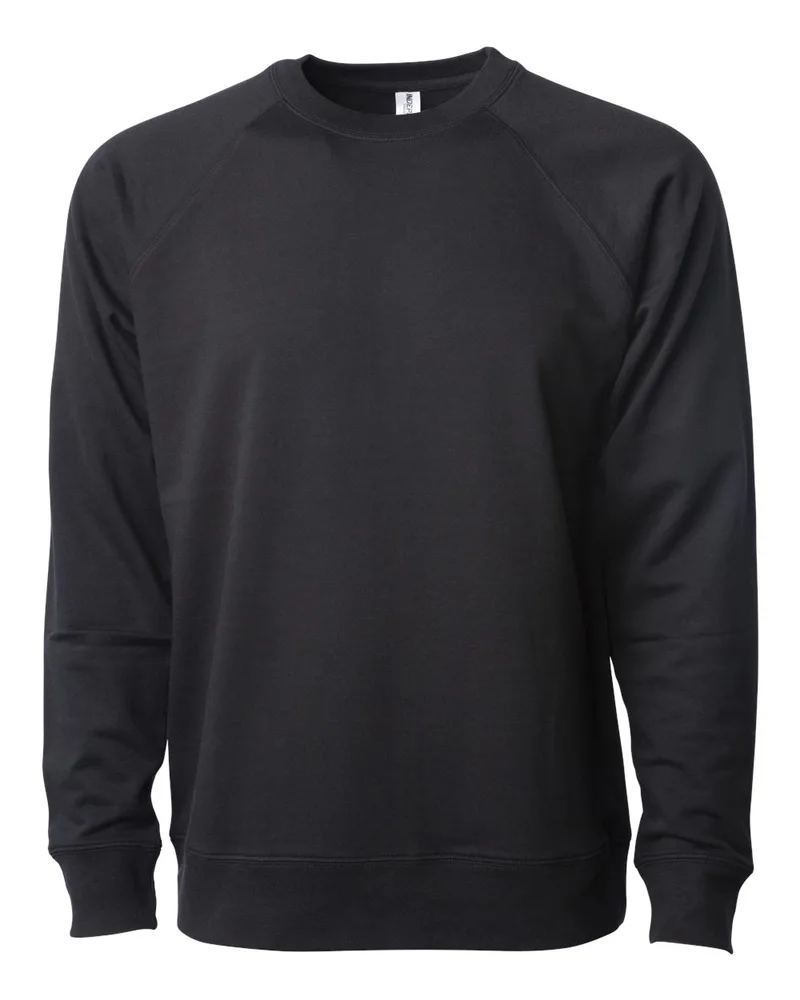 Independent Trading Co.® Unisex Icon Lightweight Loopback Terry Crewneck Sweatshirt view 4