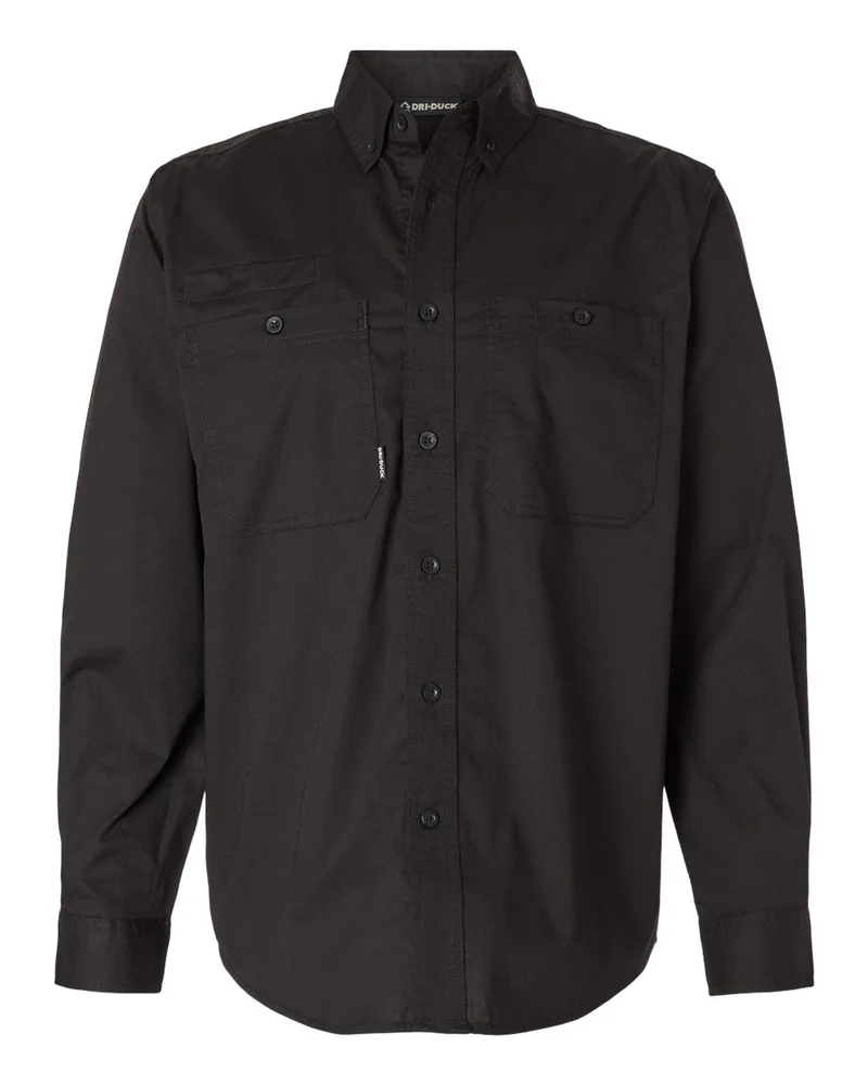 DRI DUCK® Men's Craftsman Woven Long Sleeve Shirt view 6