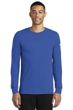 Nike Dri-FIT Cotton/Poly Long Sleeve Tee. view 4