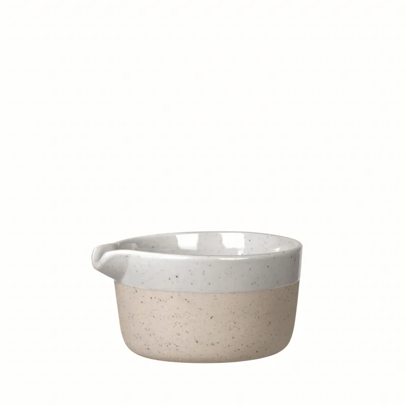 Blomus Sablo Cloud White Ceramic Stoneware Creamer