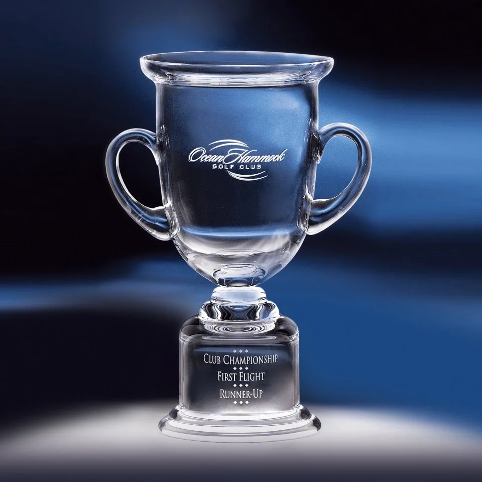 10" Cup Adirondack Crystal Award