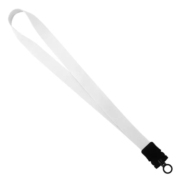 1" Dye-Sublimated Stretchy Elastic Lanyard with Plastic Snap-Buckle Release view 2