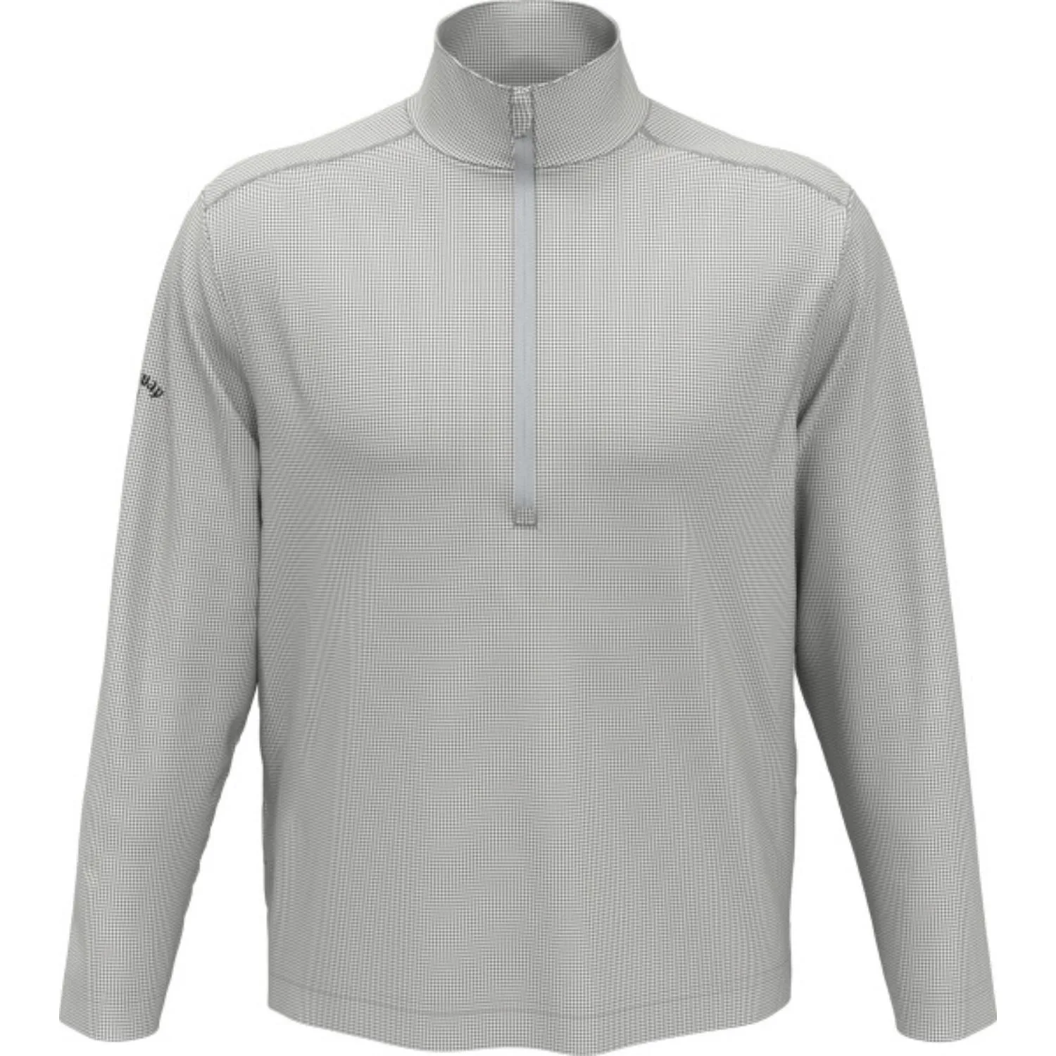 Callaway® Men's Houndstooth 1/4-Zip Golf Pullover view 4