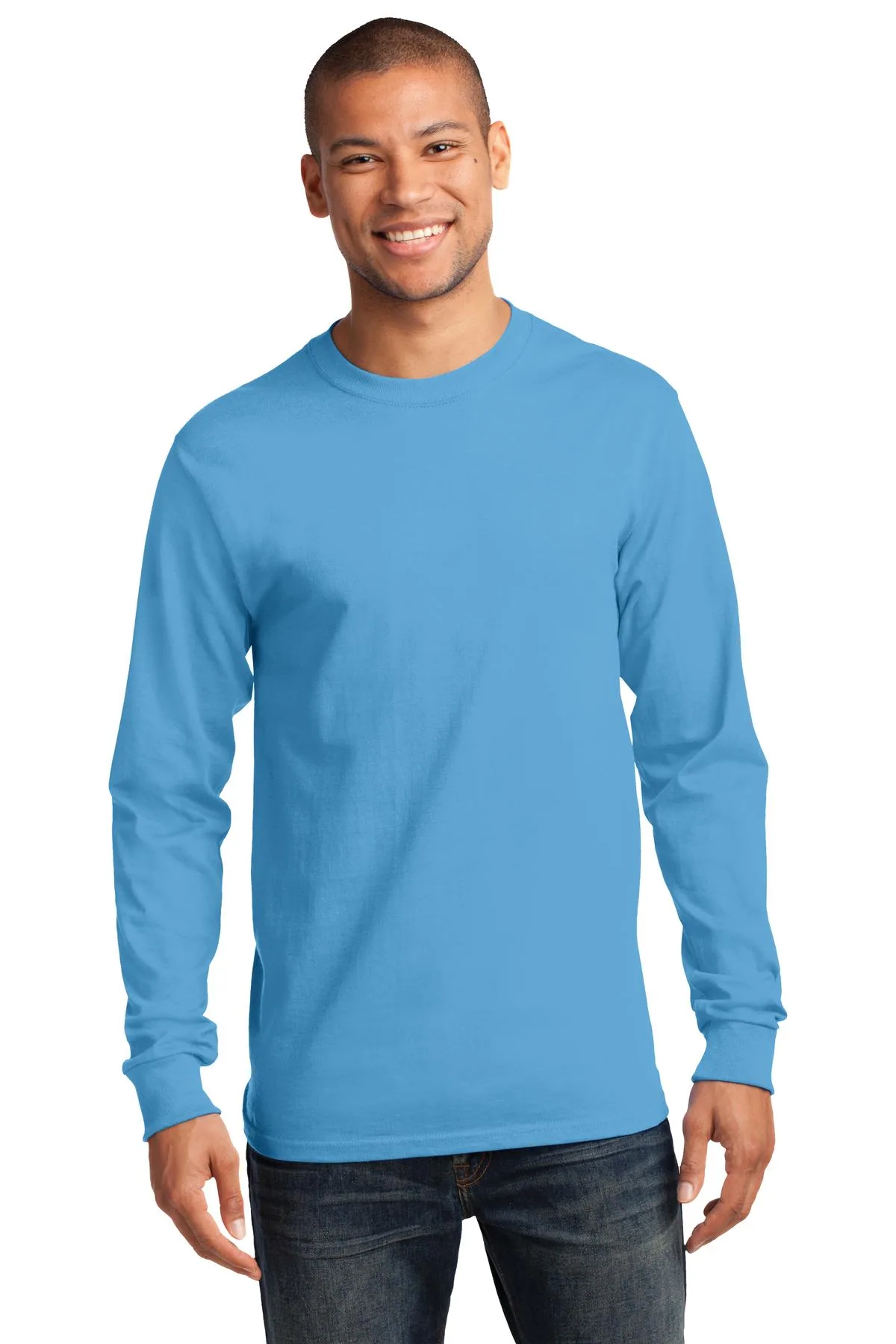 Port & Co™ Long Sleeve Essential Tee. view 4