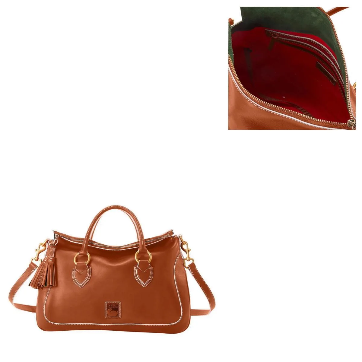 Dooney & Bourke Natural Florentine Large Satchel