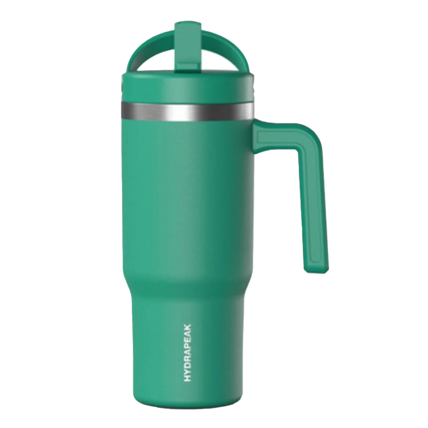 18 oz Hydrapeak® Stainless Steel Insulated Tumbler With Handle and Straw Lid view 3