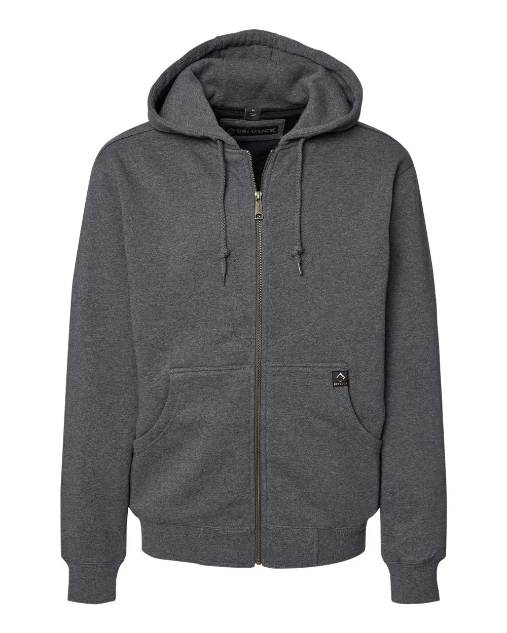 DRI DUCK® Men's Crossfire Heavyweight Power Fleece Hooded Jacket w/Thermal Lining view 3