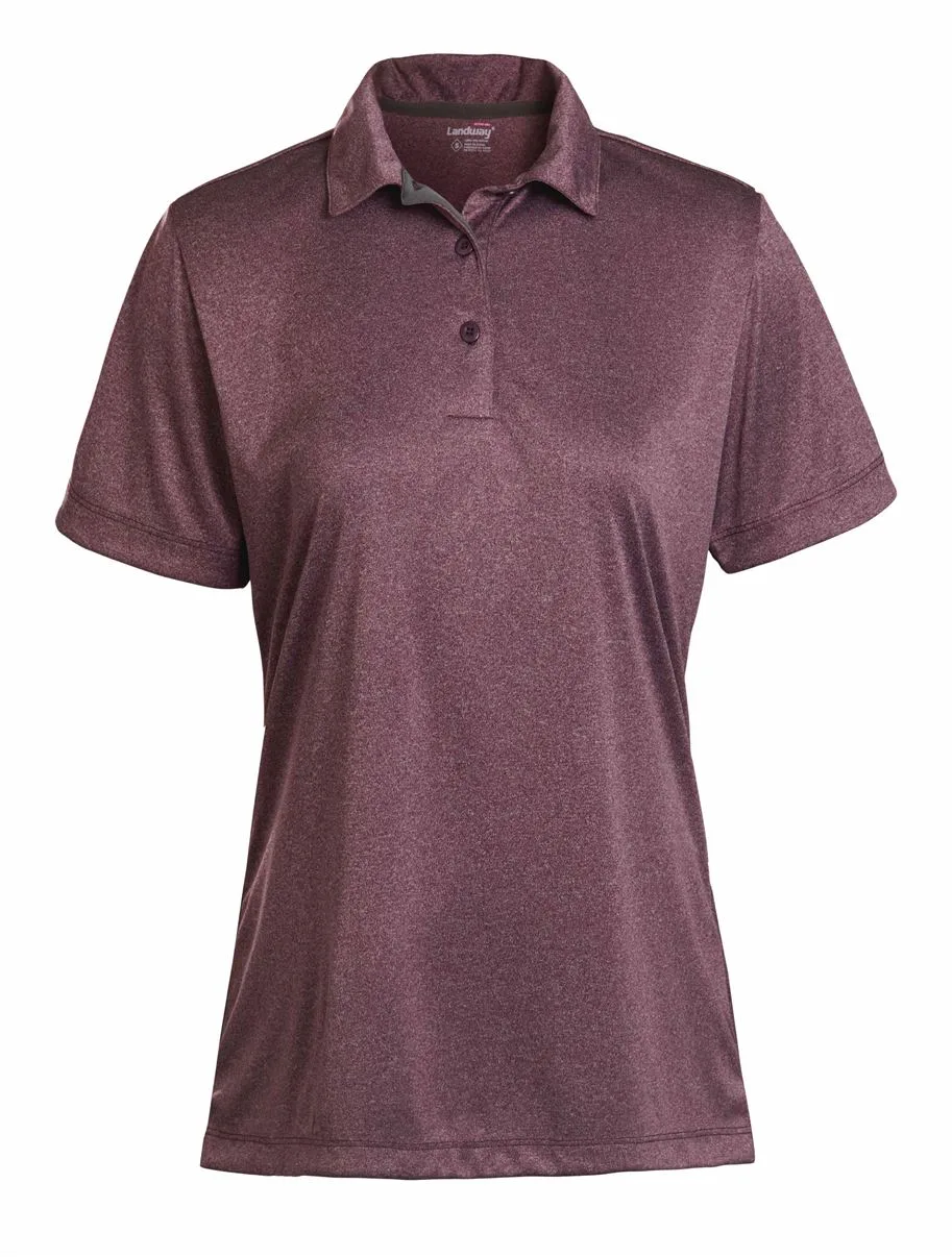 Ladies' Vertex Heathered Knit Shirt view 5