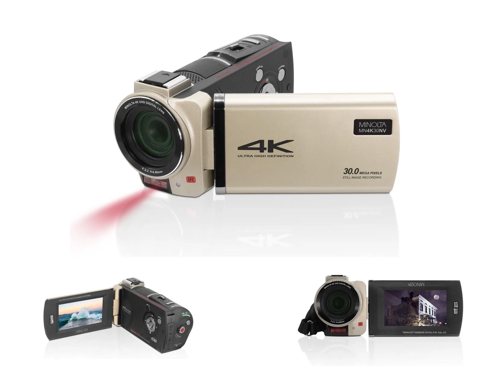 Minolta 4K Ultra Hd Night Vision Camcorder