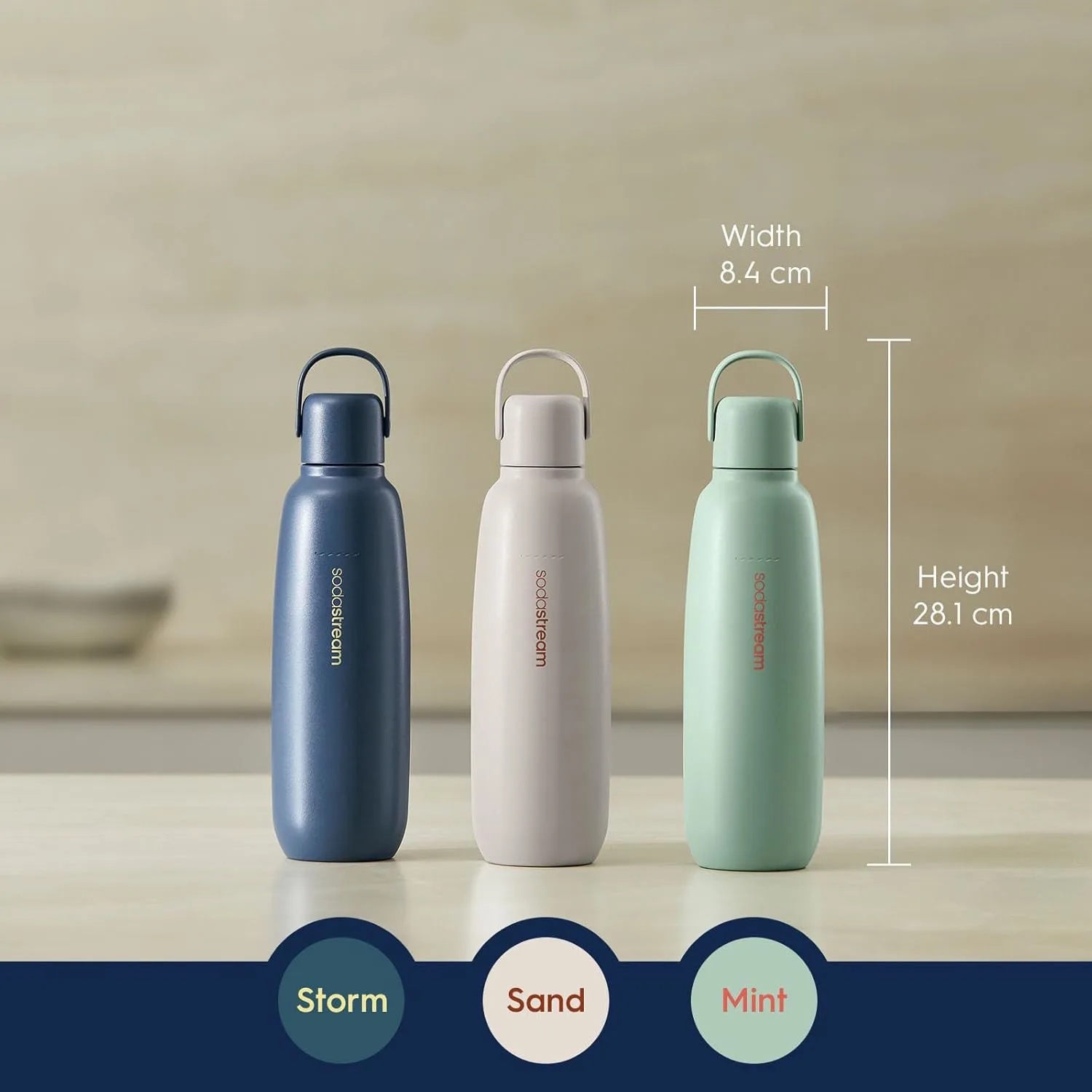 Sodastream Fizz & Go™ Insulated Stainless Steel Bottle 30 oz view 5