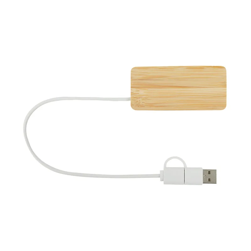 Douglas Bamboo Dual USB Hub view 2