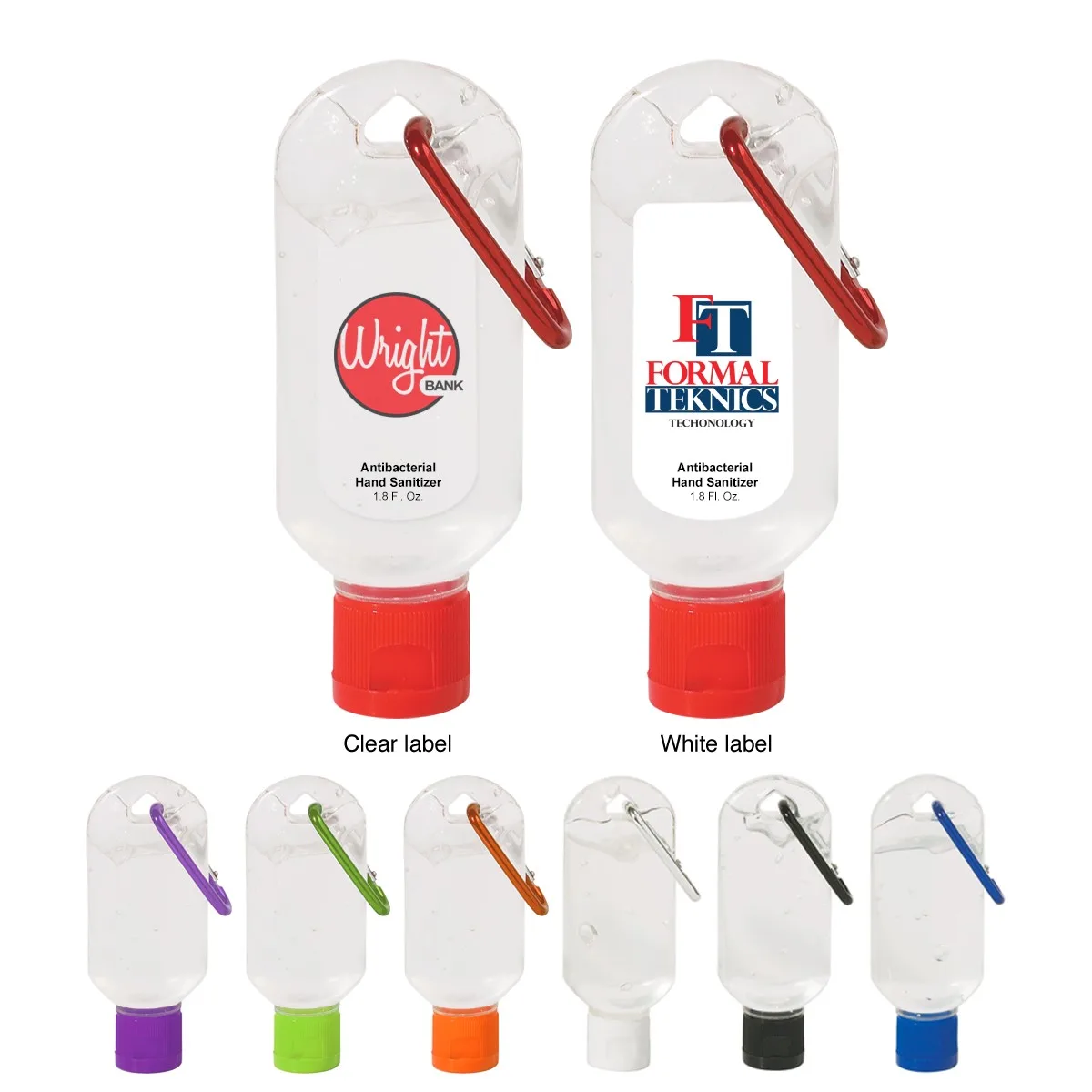 1.8 Oz. Hand Sanitizer With Carabiner view 2