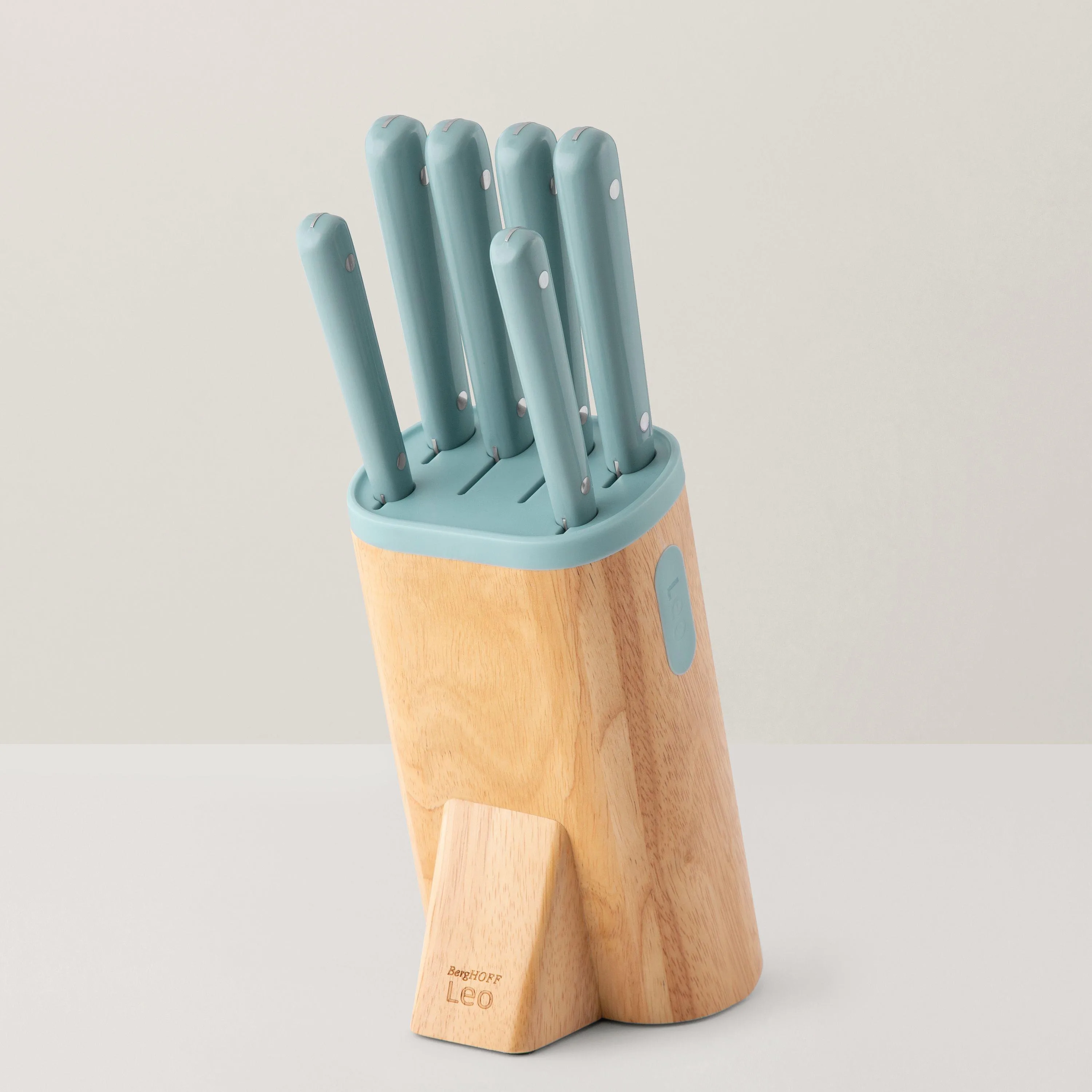BergHoff Leo Slate 7Pc Knife Block Set, Sage