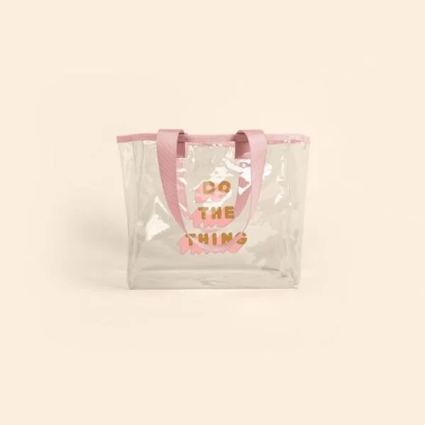 Small Clear Vinyl All Day Tote