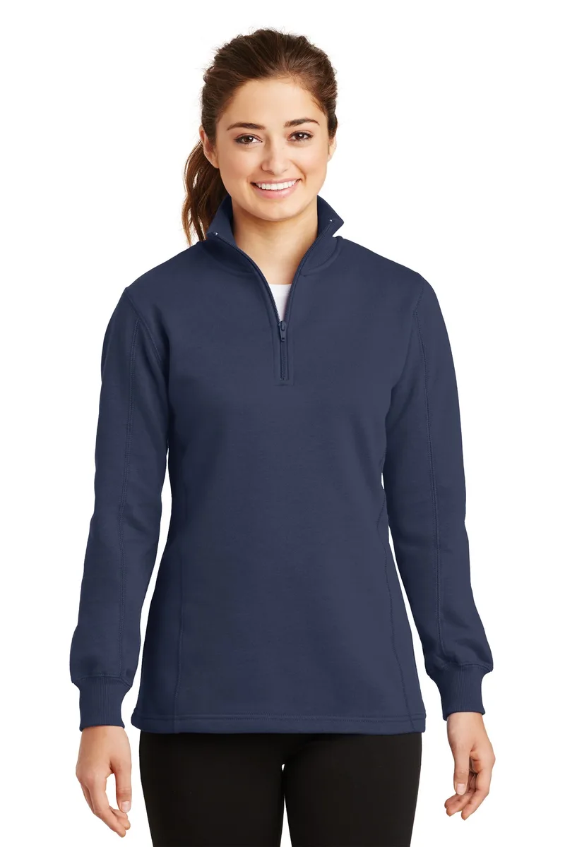 Sport-Tek® Women's 1/4-Zip Sweatshirt. view 4