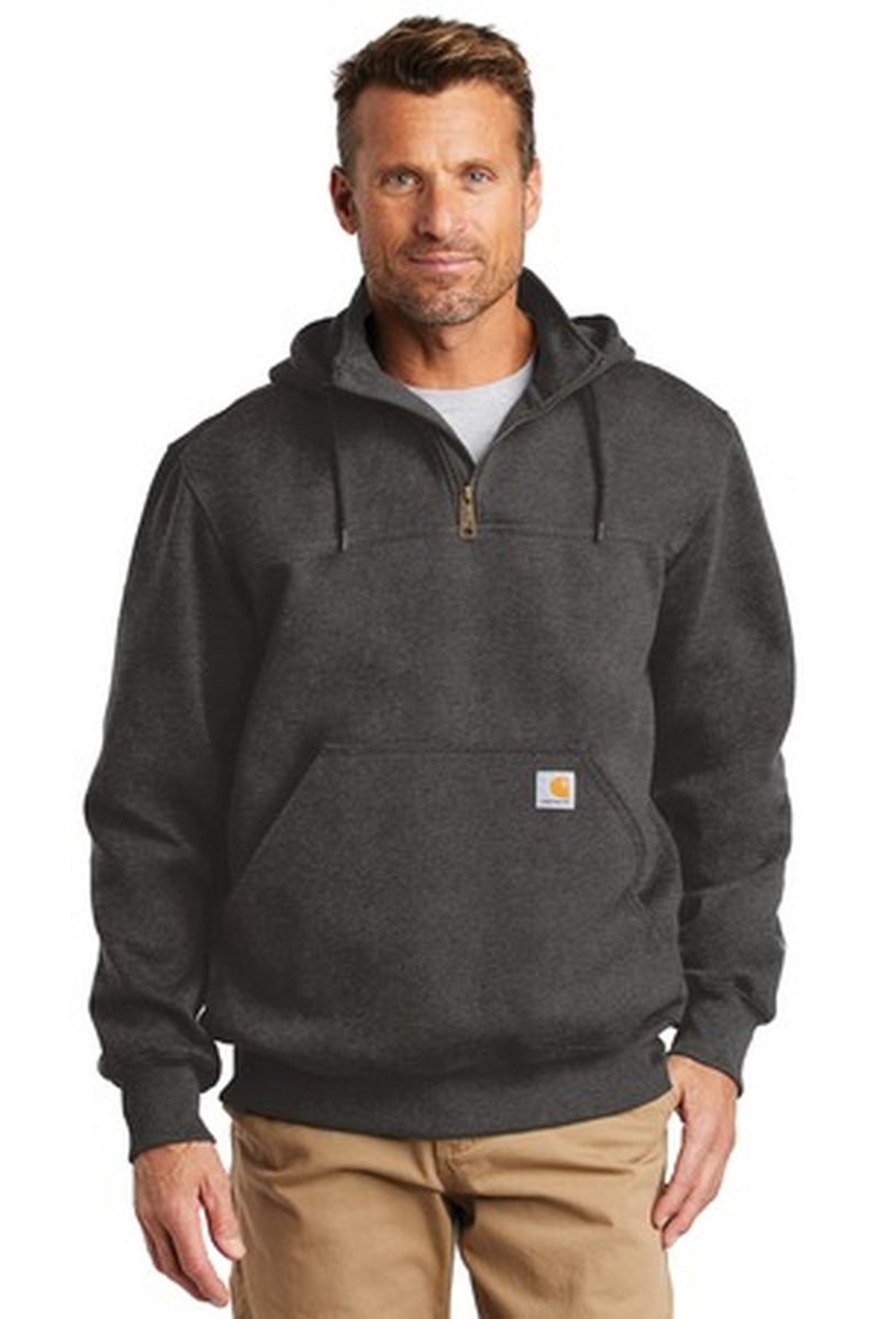Carhartt ® Rain Defender ® Paxton Heavyweight Hooded Zip Mock Sweatshirt.